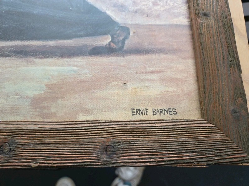 Ernie Barnes The Graduate Lithograph Custom Frame w Plaque Graduation Diploma gallery