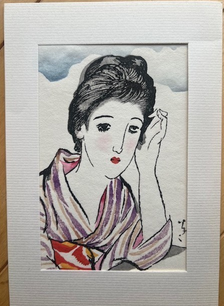 Takehisa Yumeji Woodblock Postcard Collection 22/24 Complete Kato Hanga Institut