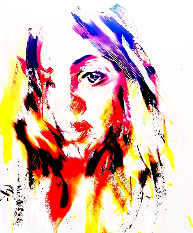 digital artwork print «Warm look»