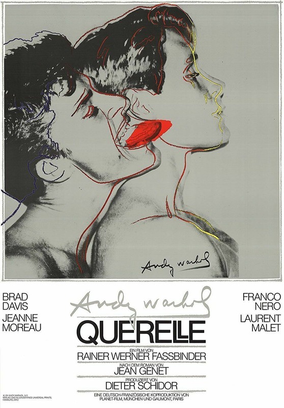Querelle (Grey) by Andy Warhol 1982 Poster Art Print Gray