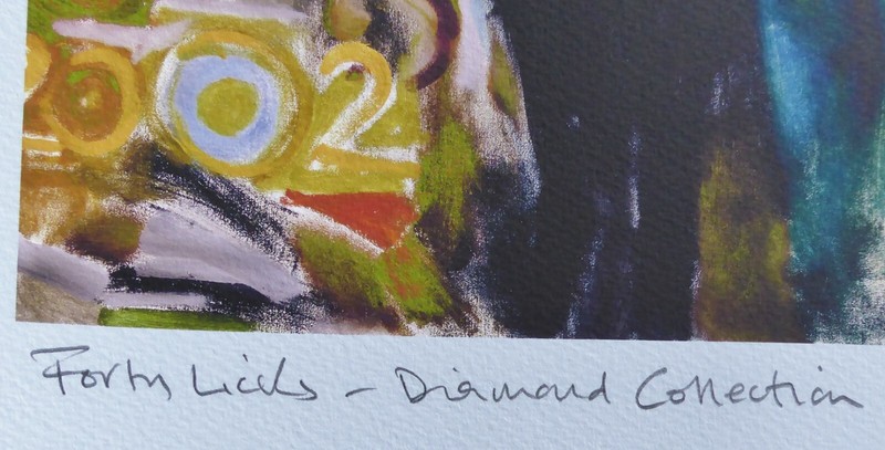 RONNIE WOOD ROLLING STONES FORTY LICKS JAPAN EDITION DIAMOND COLLECTION SIGNED gallery