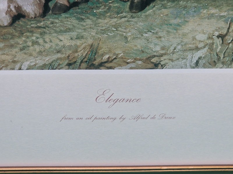 Large Framed Elegance Ltd Ed 109/500 Print by the Artist Alfred de Dreux gallery