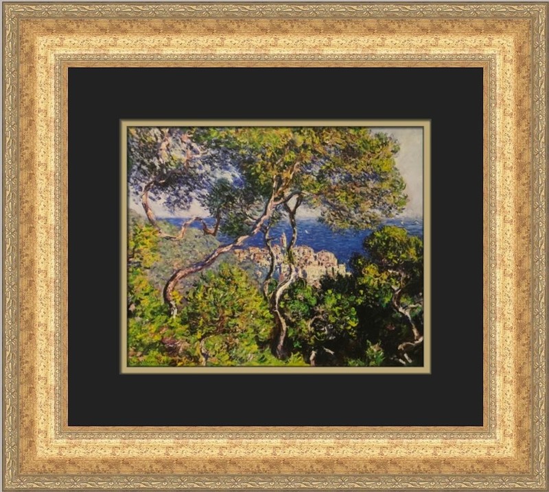 Claude Monet Bordighera Custom Framed Print