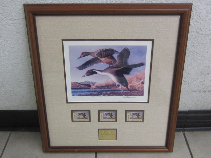Robert Steiner 1991 New Mexico Duck Stamp Print Governors Edition Signed