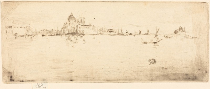 Vintage James McNeill Whistler Poster Little Salute Water Wall Art Print