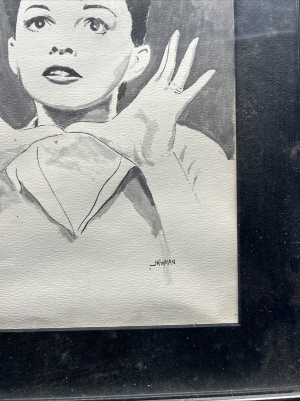 Vintage Audrey Hepburn By Lamina De Irene Celic Framed Wall Art Home Decor 16*12 gallery