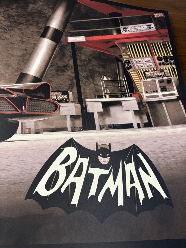 Batman 66 by Matt Ferguson Variant x/100 silkscreen art print Mondo poster gallery