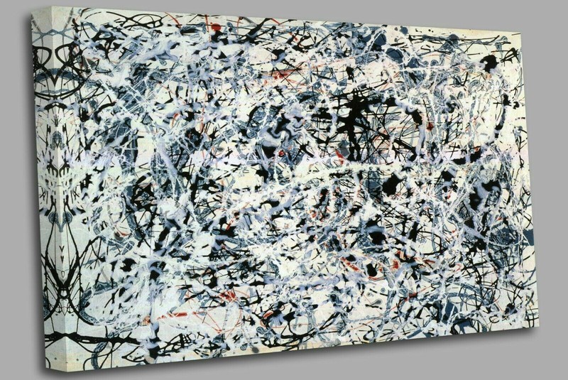 Jackson pollock Canvas Wall Art Picture Print