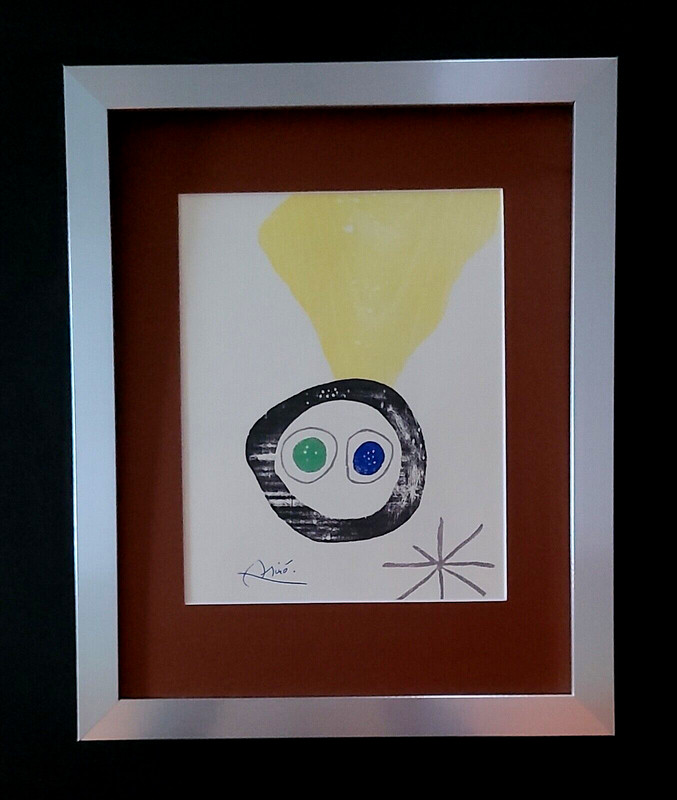 🔥Joan Miro | Vintage 1983 Signed Colorful Print | Framed | Buy Now!!