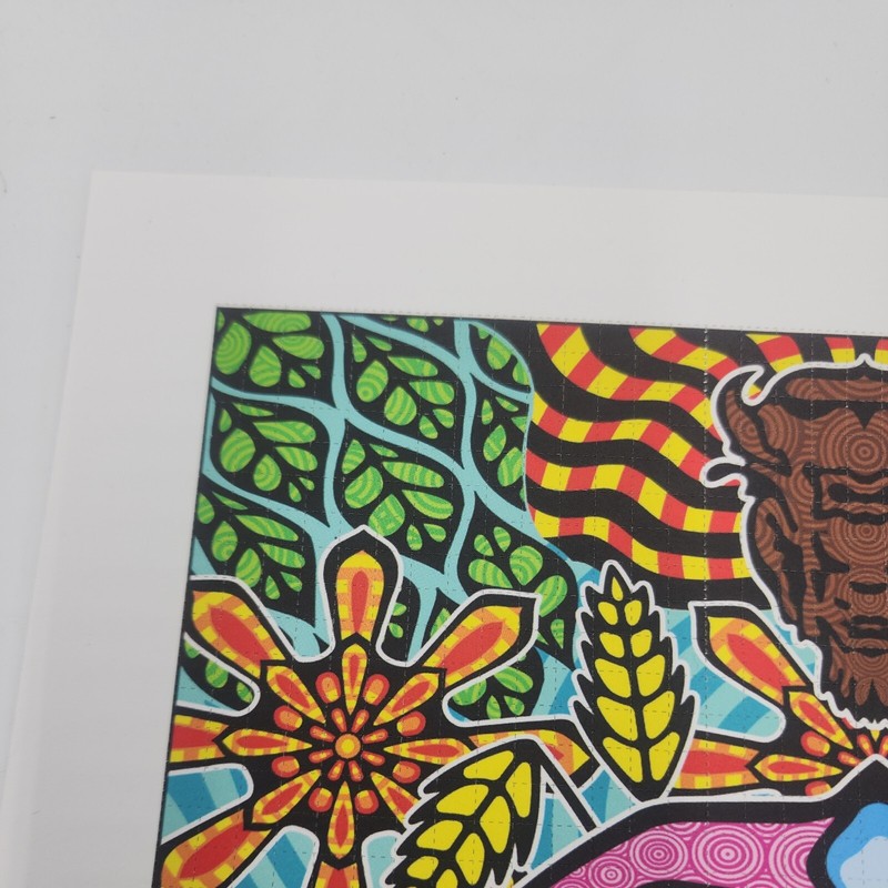 Rick Sinnett "This Land " signed blotter art print limited edition gallery