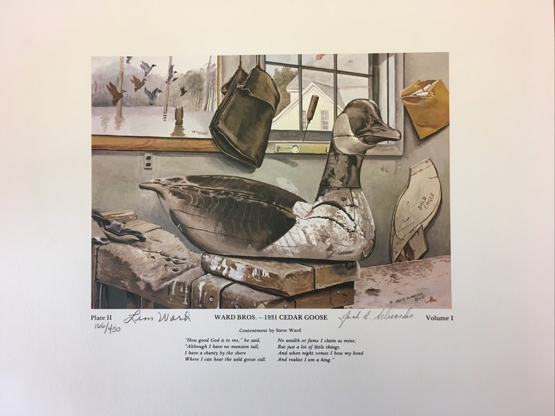 Ward Bros Series, SHOOTING BIRDS, 6 Prints, J. Schroeder, Decoys***RARE*** gallery