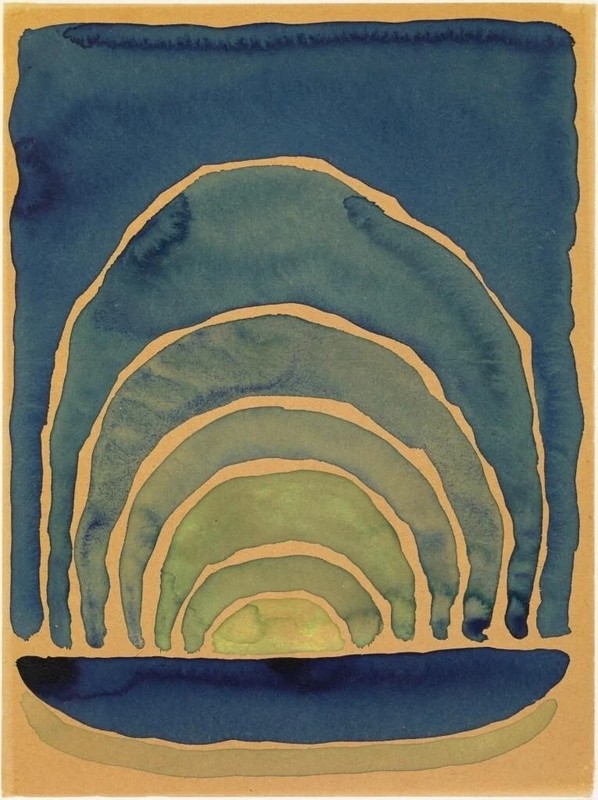 Light Coming from the Plains – Georgia O’Keeffe 1917 VINTAGE art print