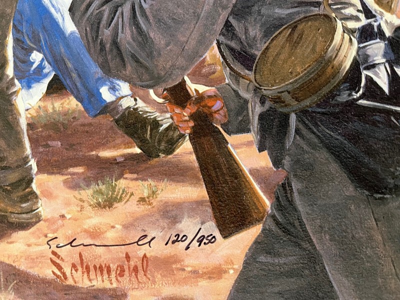 Bedlam At The Brickyard, Bradley Schmehl, Signed/Numbered Lithograph, Civil War gallery