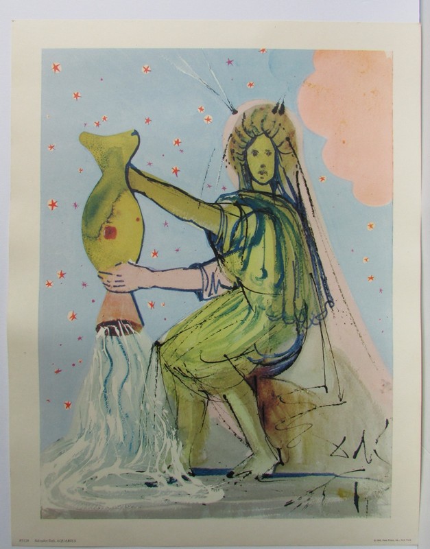 Salvador Dali ENTIRE SET of 12 Signs of the Zodiac Penn Prints 1969
