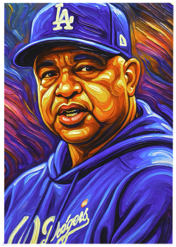 DAVE ROBERTS * Los Angeles Dodgers * BASEBALL * Novelty Art Card * ATC ACEO