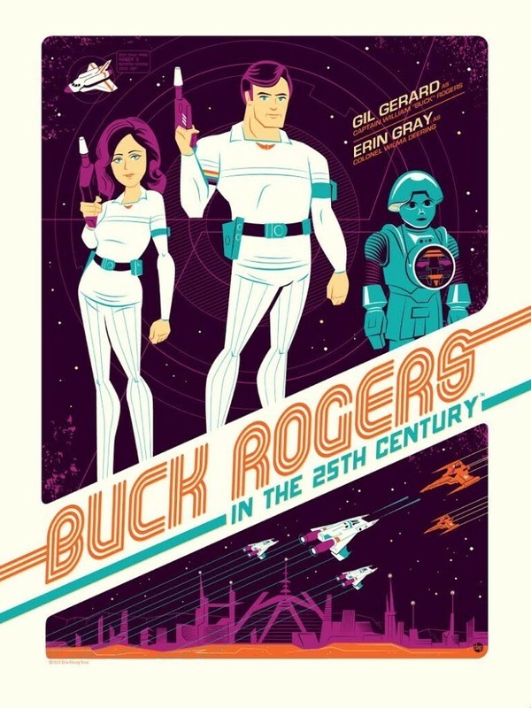 BUCK RODGERS In The 25th Century Print By Dave Perillo GMA #52/130 Poster Mondo
