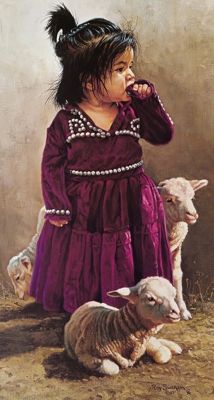 Ray Swanson, The Little One and Her Friends, Limited Edition of 500