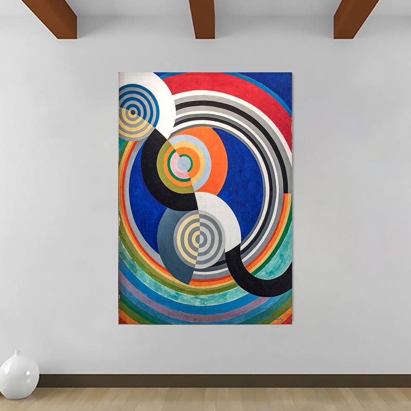 Rythme Number 2 by Robert Delaunay 1938 – Canvas Rolled Wall Art Print