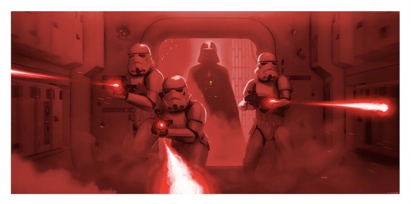 Star Wars BNG “No Escape” Red Variant Print L/E – Hernan Carracedo – Ships Fast
