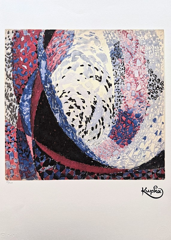 FRANTIŠEK KUPKA – Abstraction plans- signed, numbered 27/350, 50×70 cm