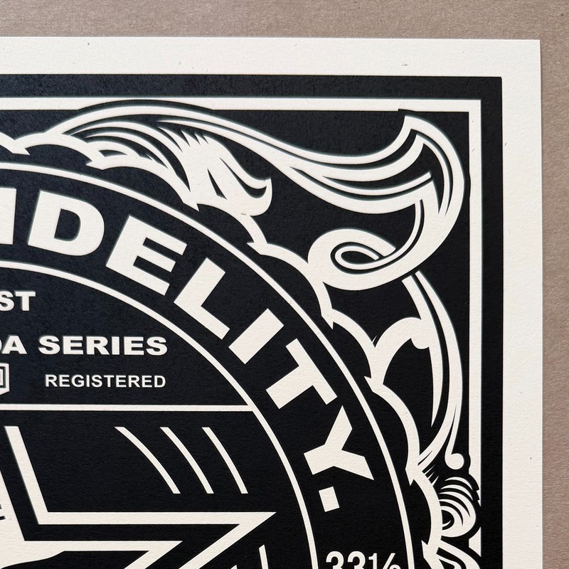 Shepard Fairey Fidelity Propaganda Signed AP Art Print Poster Obey Giant Rare gallery