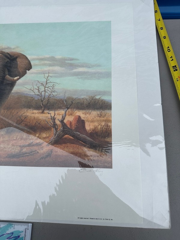 Rare 1993 Clive Kay Original Art Print Hand Signed And Number 287/395 gallery