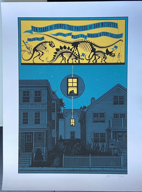 10 Years of Prints the Posters of Dan McCarthy 2015Print SignNumber Dan McCarthy