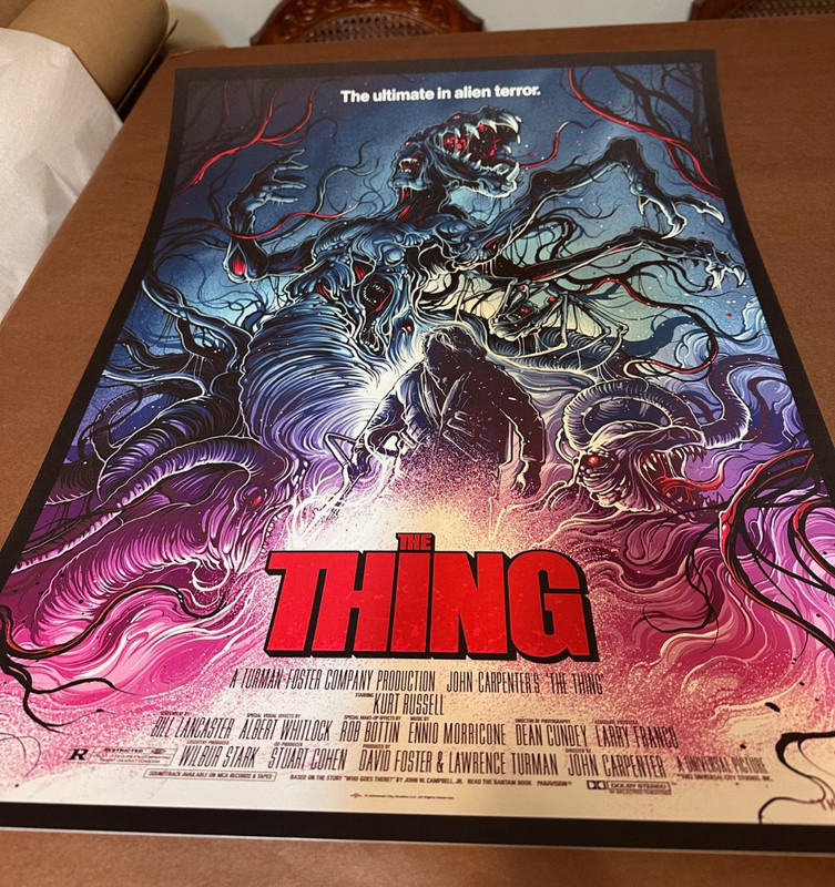 THE THING - VICE PRESS OPEN HOUSE VARIANT #23/30 Giclee Print Poster Dan Mumford gallery