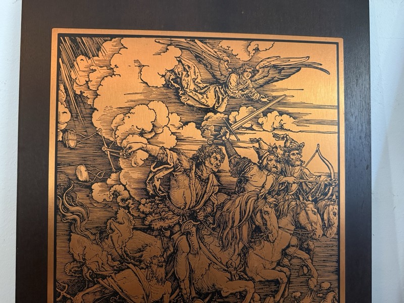 Albrecht Dürer “The Four Horsemen Of The Apocalypse”. Copperplate Engraving gallery