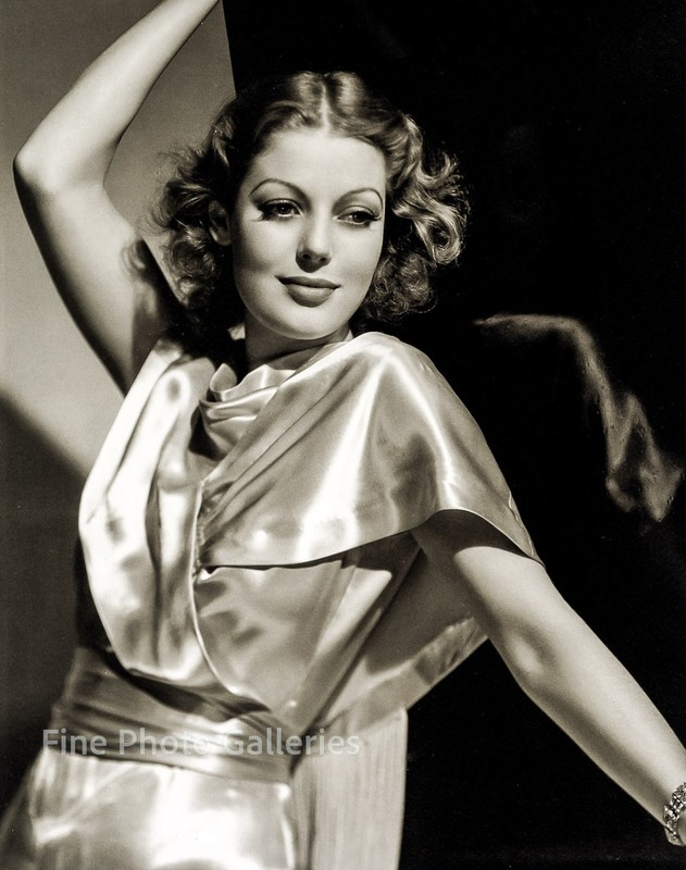 1933 Vintage LORETTA YOUNG Film Actress By CLARENCE BULL Triotone Photo On 11x14