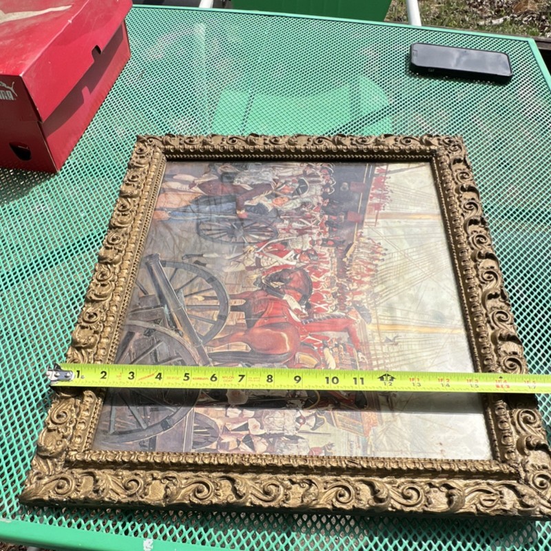 H. Charles McBarron Framed Signed Military Historical Print, Realism, 14x18 in gallery