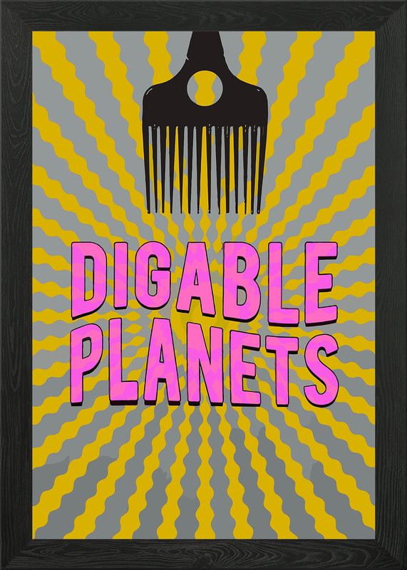 Digable Planets Album Cover Framed Wall Art Poster Canvas Print Picture