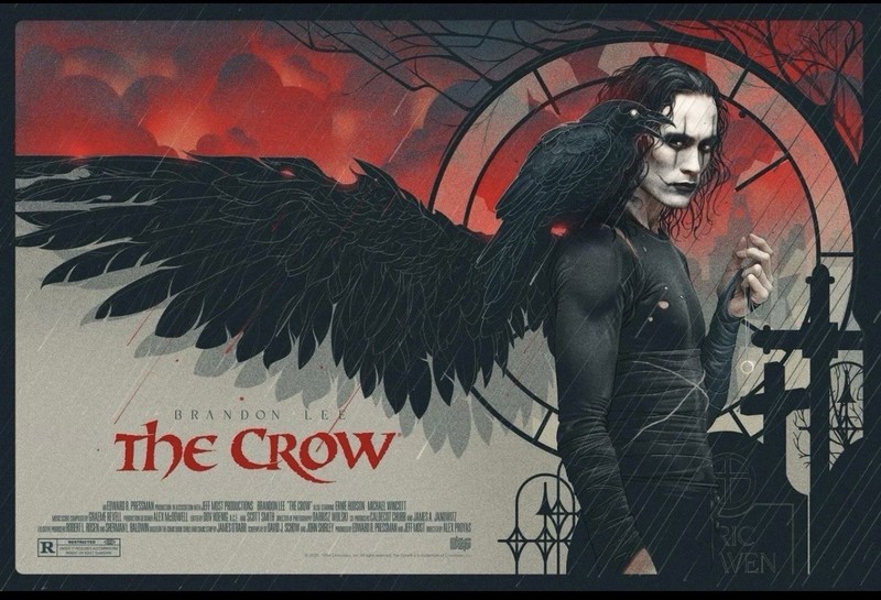 The Crow Variant by Bruno Vergauwen Acrylic Panel Print -BNG Limited XX/75