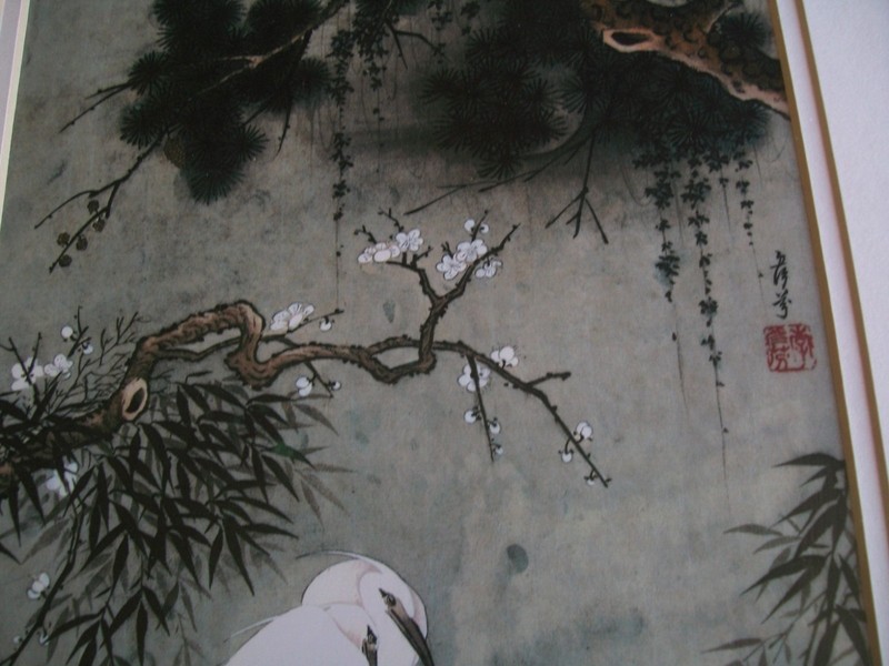 Chinese Asian Birds Nature Prints Signed Numbered Custom Framed gallery