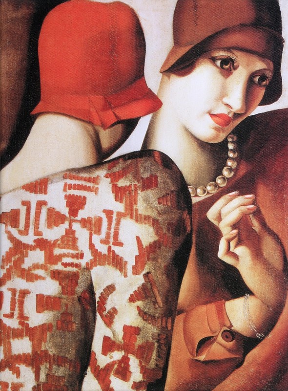 Tamara de Lempicka, Sharing Secrets, Giclee on canvas