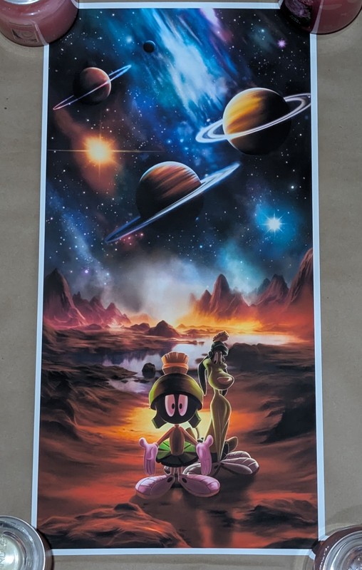 Mark Chilcott Marv Marvin the Martian Poster Print Bottleneck Gallery BNG 12x24