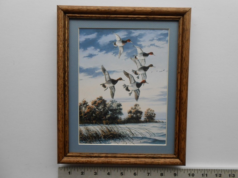 David Maass RIPPLED LANDING-REDHEADS 8×10 framed 2.1 164