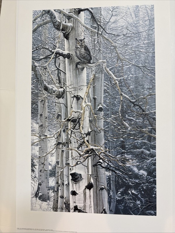 Lim. Ed- “Sentinel Of The Grove”, By Stephen Lyman”. COA- 726/2000.