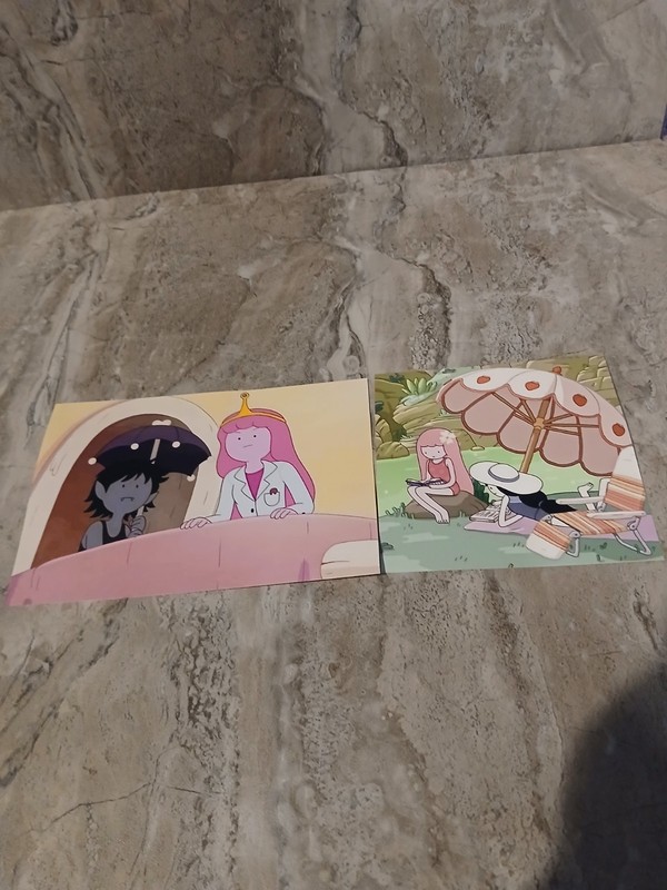 Adventure Time Marceline X Princess Bubblegum Print 4 X 4, 4 X 6 Lot Of 2