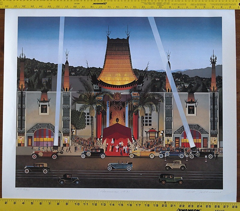 Rare Herb Fillmore Signed AP Edition «Premiere 1931» Print
