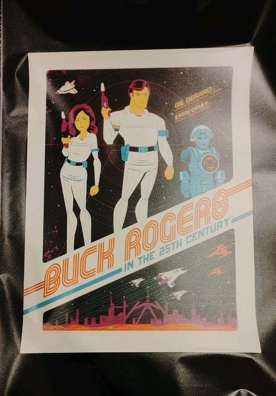 BUCK RODGERS In The 25th Century Print By Dave Perillo GMA #52/130 Poster Mondo gallery