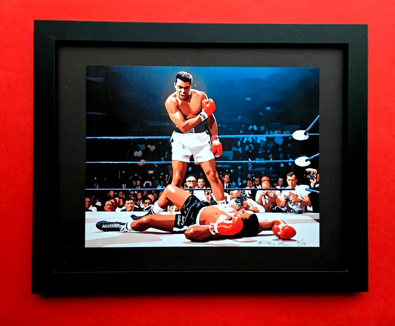 💎ALEXANDER DULAC | MUHAMMAD ALI Hand Signed Authentic Print Ed of 10 COA+