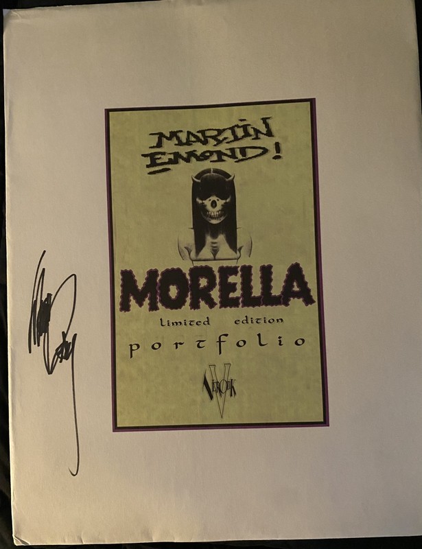 Martin Emond Morella Limited Edition Portfolio VEROTIK Signed by Glenn Danzig