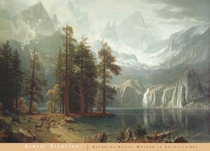LANDSCAPE ART PRINT – Sierra Nevada by Albert Bierstadt 26×36 Fine Art Poster