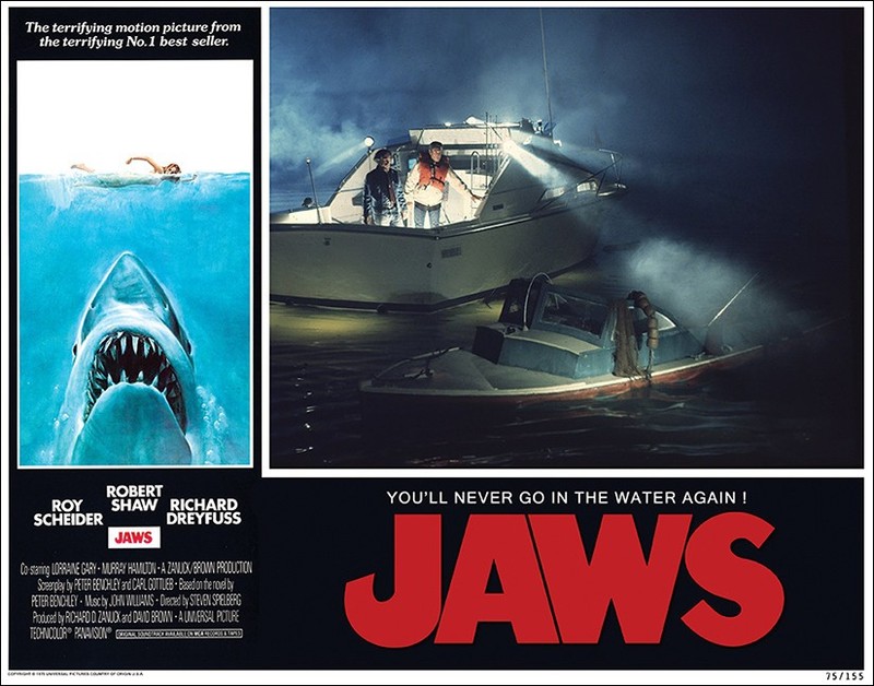 JAWS (1975) 11×14 Lobby Card Art Print #8