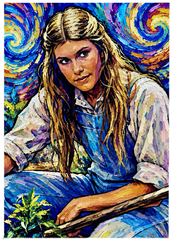 MARY ELLEN WALTON – The Waltons * TELEVISION * Illustrated Art Card * ATC ACEO