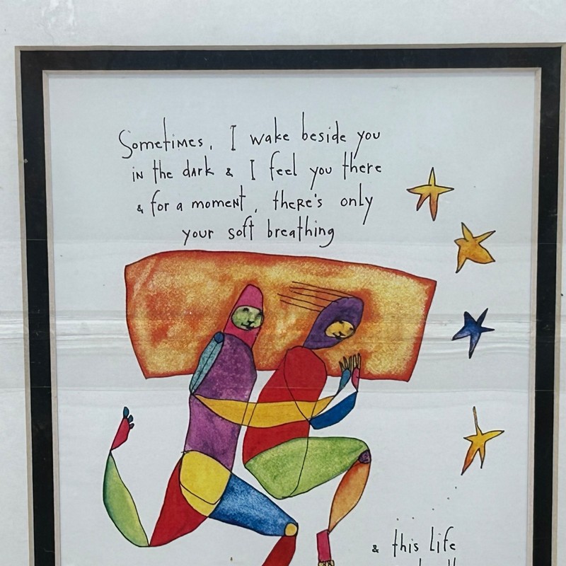 Brian Andreas Story People Matted Art Print This Life Together 2013 gallery