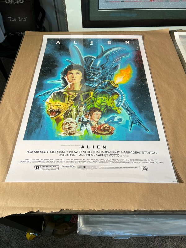 Mondo Artist - Paul Mann - Ridley Scott's Alien - #d out of 40 gallery