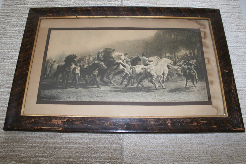 The Horse Fair, 19th Century Picture by Rosa Boheur !