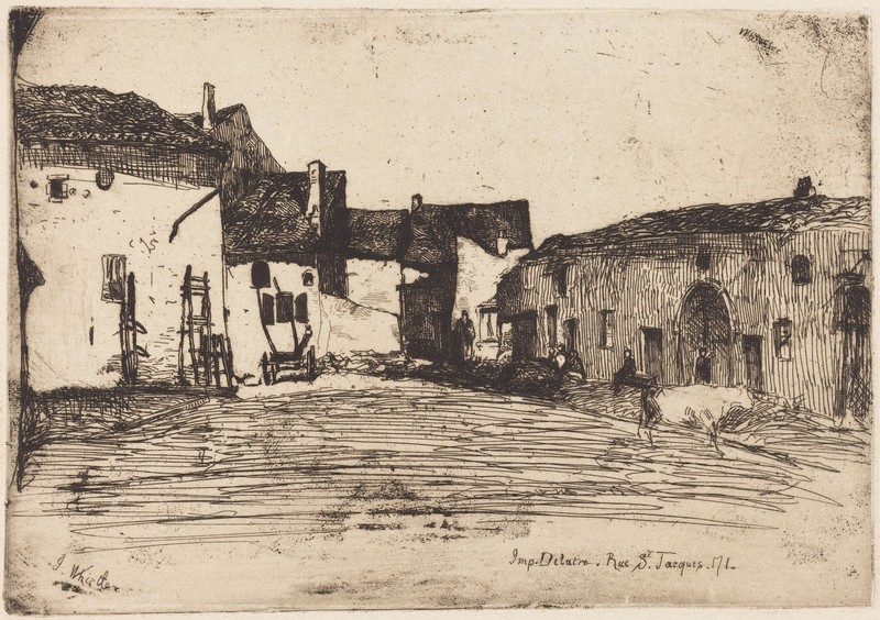 James McNeill Whistler Liverdun Poster Print Wall Art Agriculture Decor